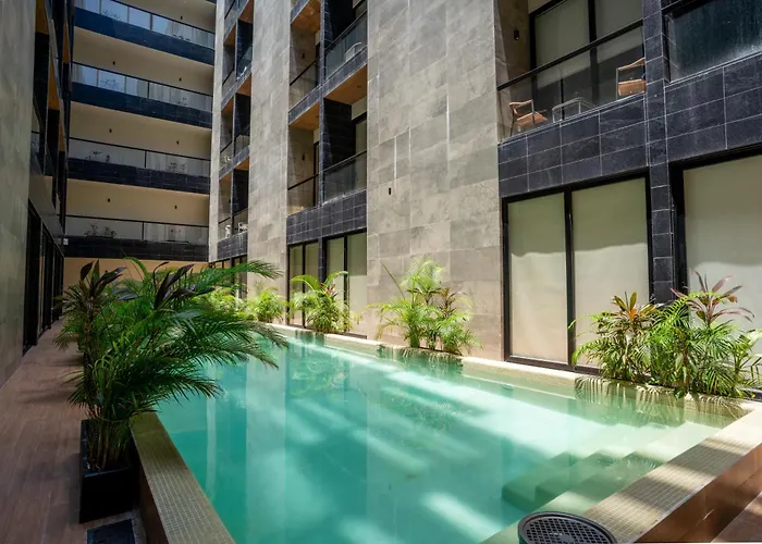 Musa Del Carmen, Centric With Rooftop, Pool, Hot Tub, Gym Appartement Playa del Carmen